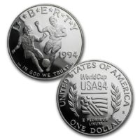 1994 3-Coin Commem World Cup Proof Set (w/Box & COA) - Bullion Mart