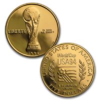 1994 3-Coin Commem World Cup Proof Set (w/Box & COA) - Bullion Mart