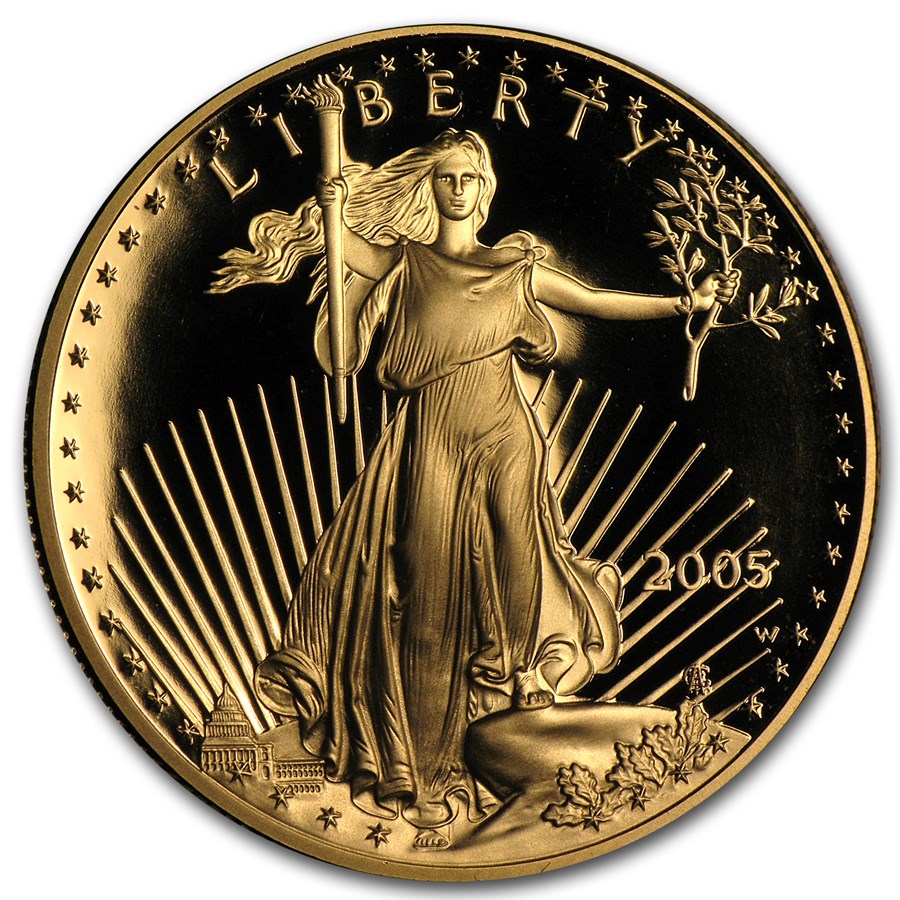 2005 American Eagle 4 Gold Bullion Coin Proof Set - Image 2