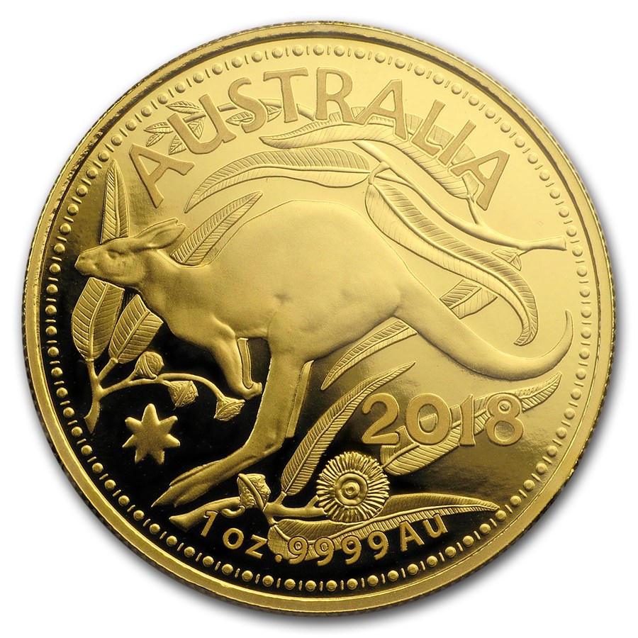 2017 Australia 1 oz Gold Kangaroo BU (w/Assay) - Image 3