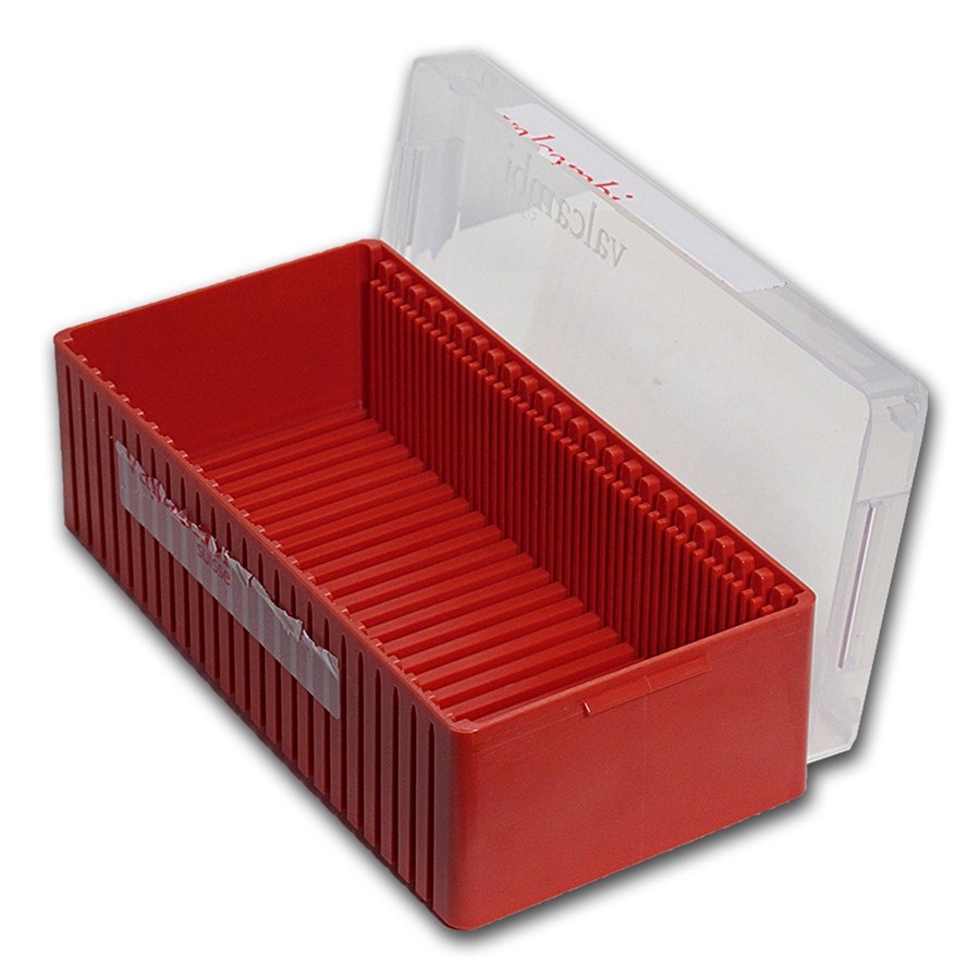 25-Count Valcambi Suisse Storage Box for Bars