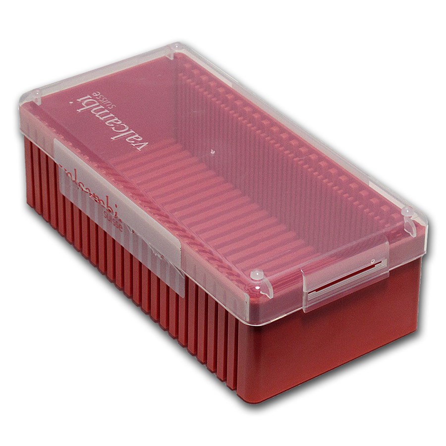 25-Count Valcambi Suisse Storage Box for Bars - Image 2