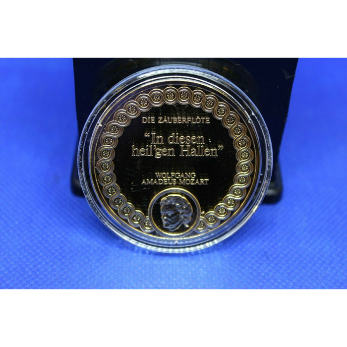Franklin Mint Opera's Most Beautiful Moments - 1.2 Oz Sterling Silver coin 24kt: Various Visonaries - Image 3