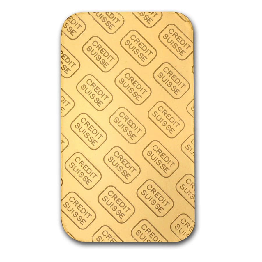 1 oz Gold Bar - Credit Suisse (Open) - Image 2