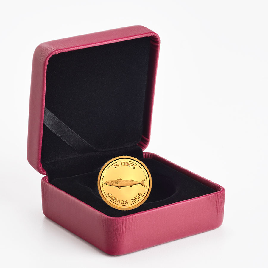 2020 1/10th Oz. Pure Gold Coin Tribute To Alex Colville: 1967 10-cent - Image 3