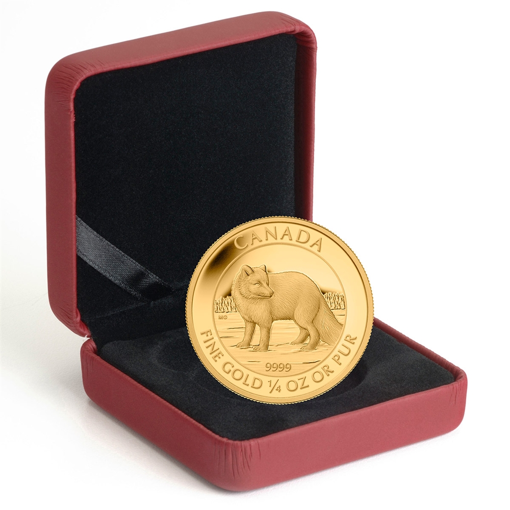 2014 $10 ARCTIC FOX - PURE GOLD COIN [132492] - Bullion Mart