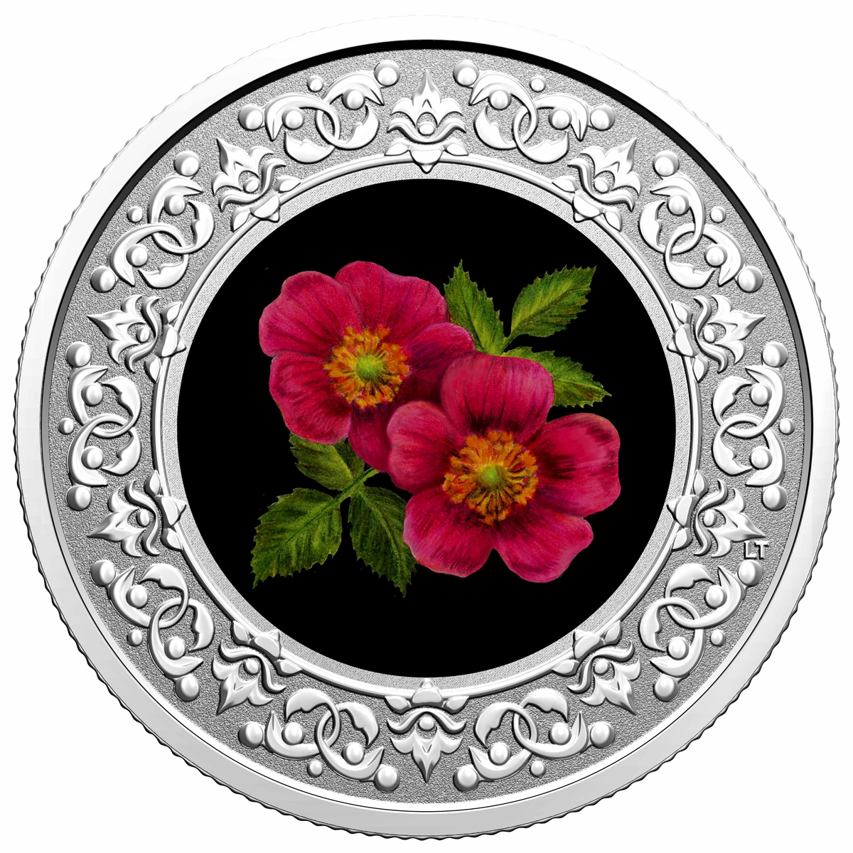 2021 3 Floral Emblems Of Canada Alberta Wild Rose Pure Silver
