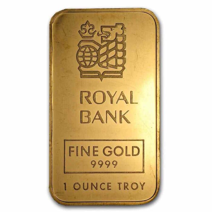 1 oz Gold Bar - Johnson Matthey (Royal Bank)