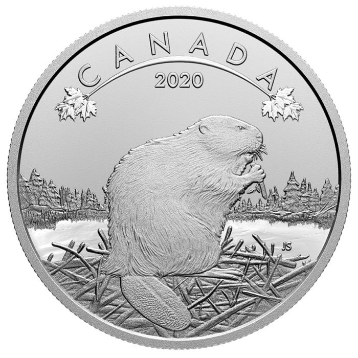 2020 $10 Fine Silver Coin - O Canada! - The Beaver