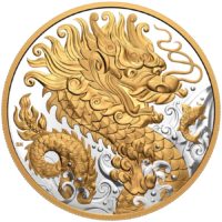 2021 $125 Fine Silver Coin - Triumphant Dragon - Bullion Mart