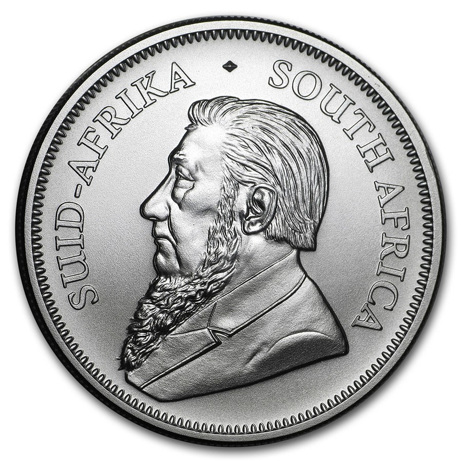 2021 South Africa 1 oz Silver Krugerrand - Bullion Mart