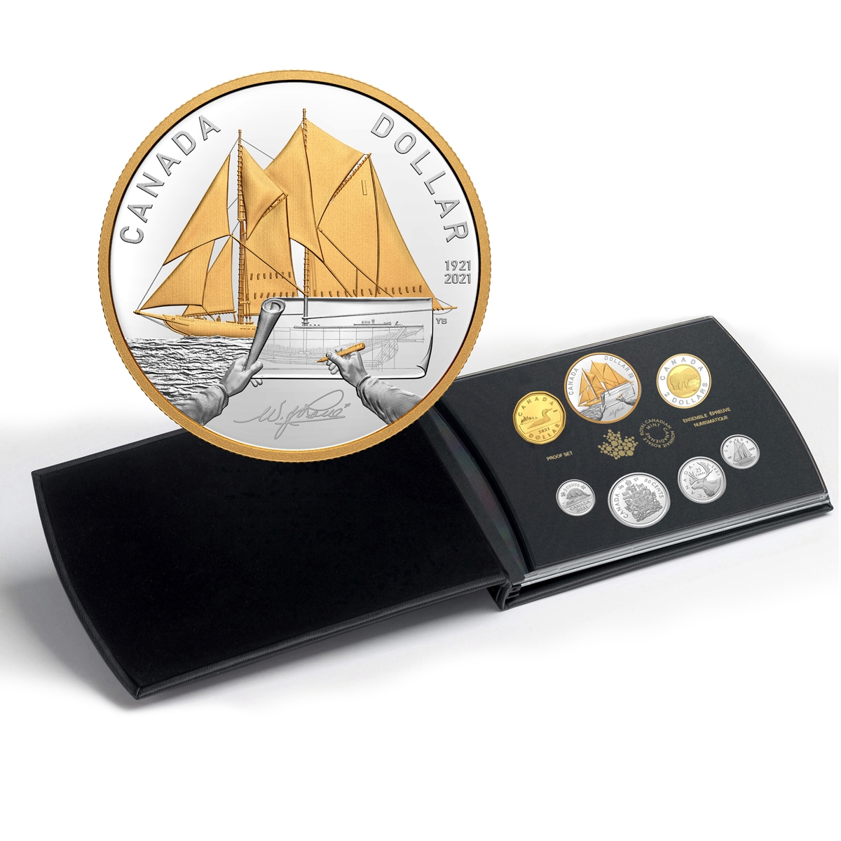 2021 100th Anniversary Of Bluenose - Pure Silver Proof Set [200105