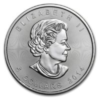 2014 Canada 1 oz Silver Maple Leaf - Bullion Mart