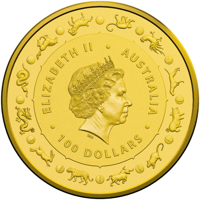 2017 Rooster Gold Combo - 1 oz + 1/2 oz + 1/10 oz + 1/20 oz - Image 3