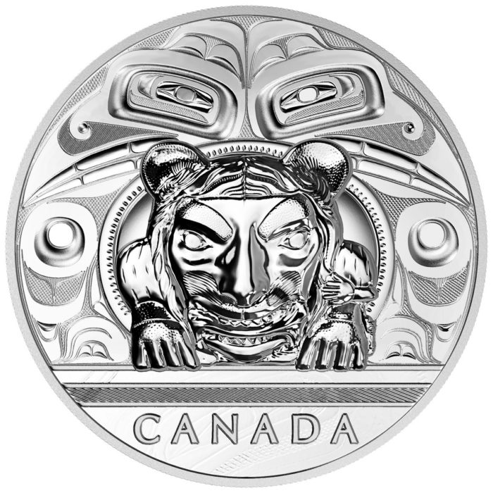5 Kilo $500 Charles Edenshaw: Argillite Chest - Pure Silver Coin 2016 [155459]