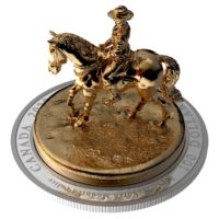 2020 $100 The Rcmp Musical Ride - Pure Silver Sculpture Coin