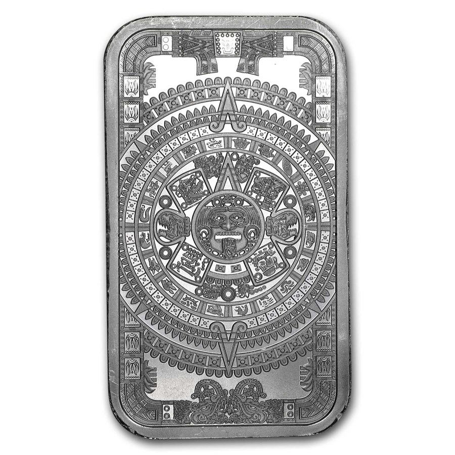 純銀バー 1オンス アステカカレンダー 1 oz Aztec Calendar 純銀バー 1オンス アステカカレンダー 1 oz Aztec Calendar 1 oz