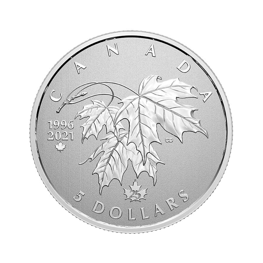 2021 $5 Fine Silver Coin – Moments to Hold – 25th Anniversary of Canada’s Arboreal Emblem