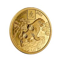 2022 $100 Lunar Year Of The Tiger - Pure Gold Coin - Bullion Mart