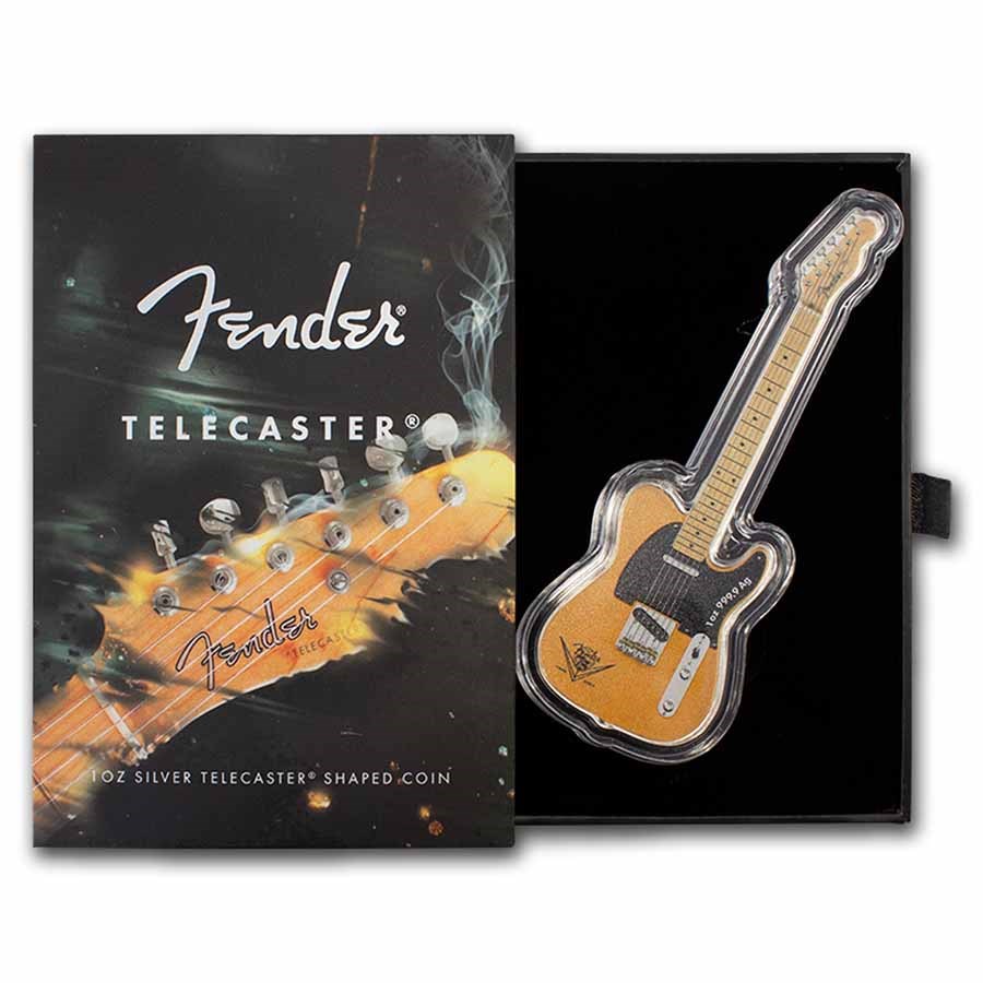 2021 Solomon Islands $2 1 oz Silver Fender® 75th Anniversary