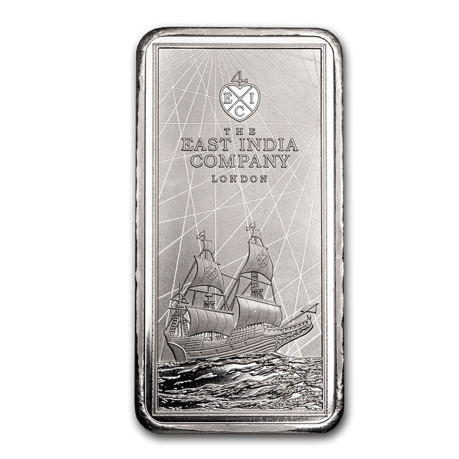 2021 St. Helena 250 gram Silver £10 East India Co Ship Coin Bar - Image 2
