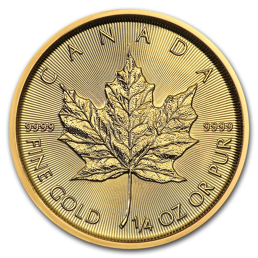 2021 Canada 1/4 oz Gold Maple Leaf