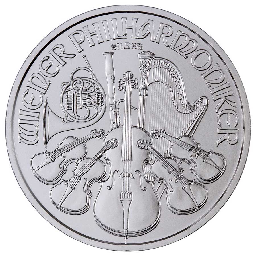 2021 500-Coin 1 oz Silver Austrian Philharmonic Monster Box - Image 2