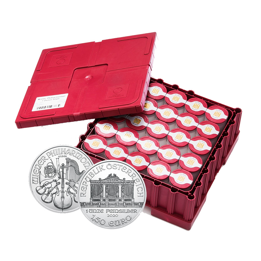 500 Coins Philharmonic Silver Monster Box (Mixed Years