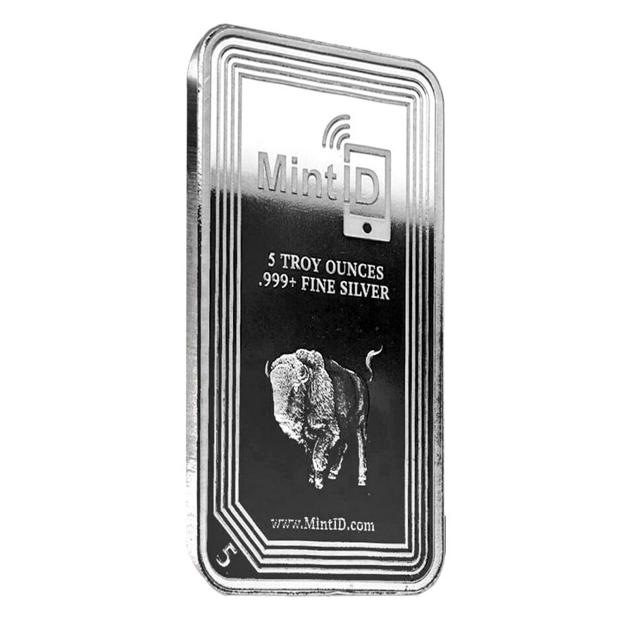 5 oz MintID Buffalo Silver Bar .999+ Fine - Image 3