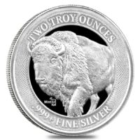 2 oz MintID Buffalo Silver Round (New) - Bullion Mart