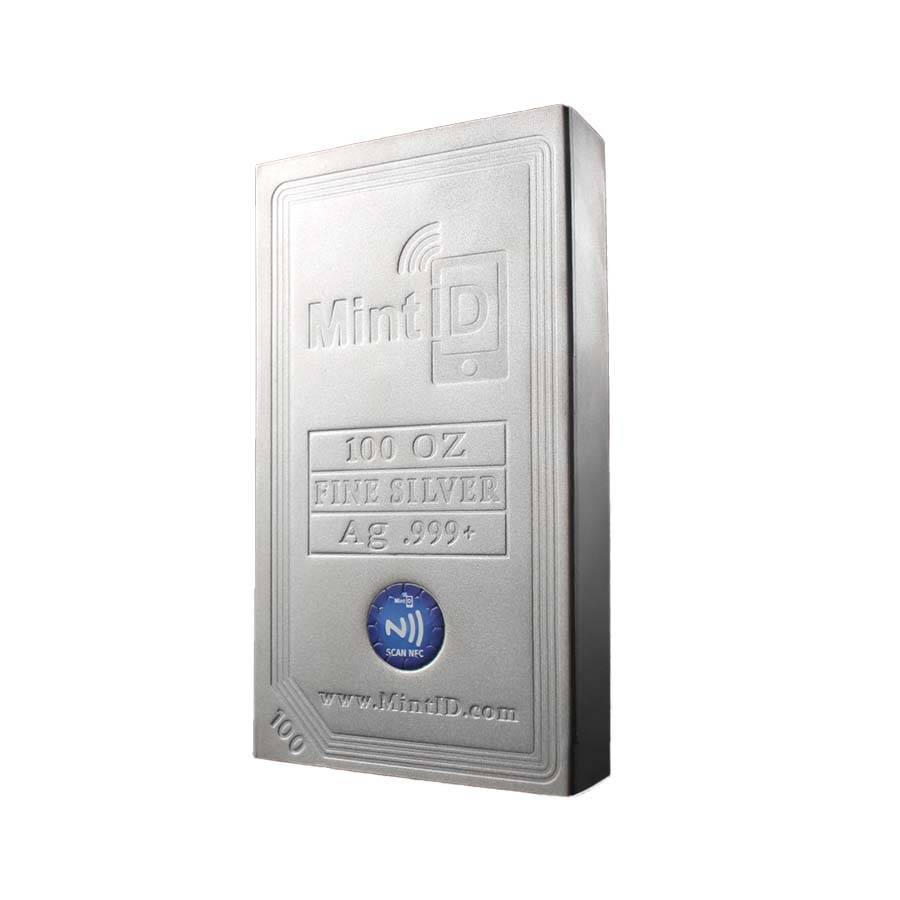 100 oz MintID Silver Bar .999+ Fine - Image 3