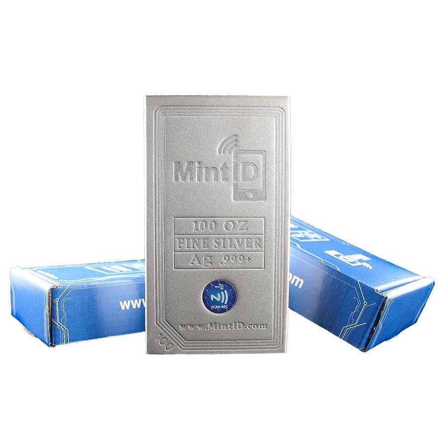 100 oz MintID Silver Bar .999+ Fine - Image 5
