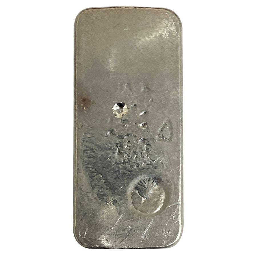 20 oz Johnson Matthey (JM) Silver Vintage Bar .999+ Fine (Serial Number) - Image 2