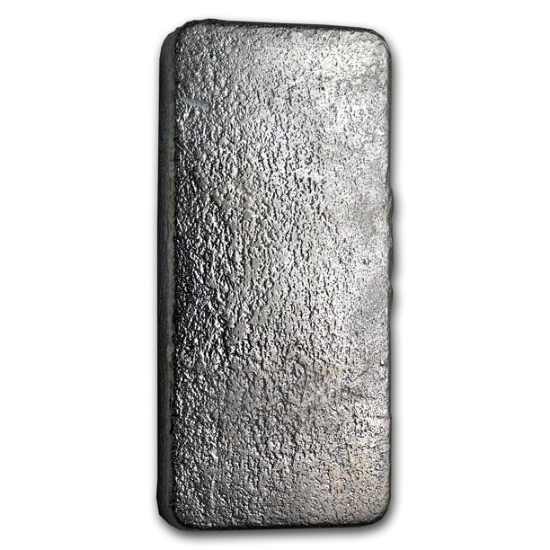 1 Kilo Johnson Matthey Pure Silver Vintage Bar - Bullion Mart