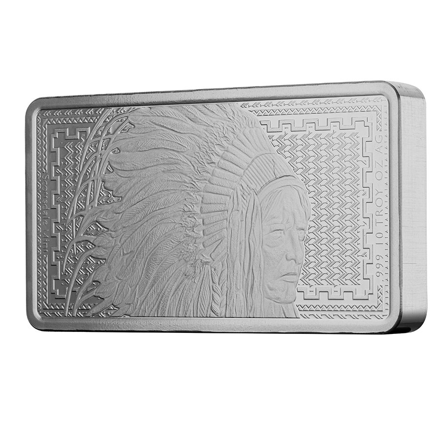 10 oz Silver Bar Liberty Trade Silver Buffalo - Image 4