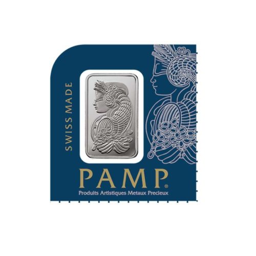 1 Gram Platinum Bar - PAMP Suisse (w/Assay) Back