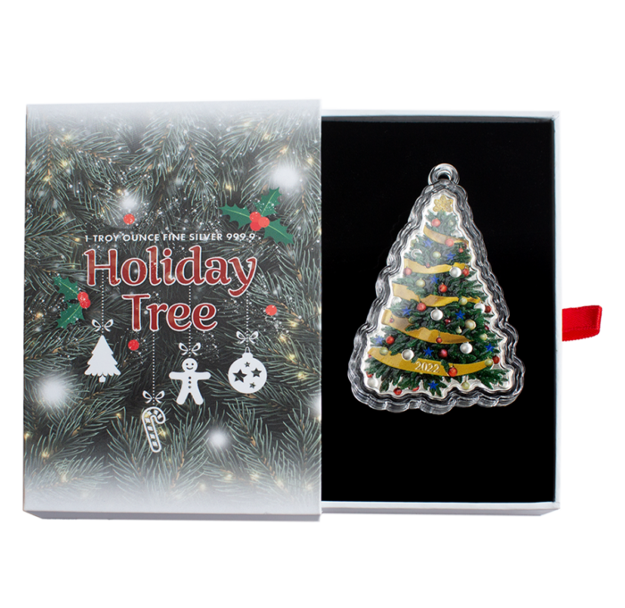 $2 Fine Silver Coin – Christmas Holiday Tree - Image 6