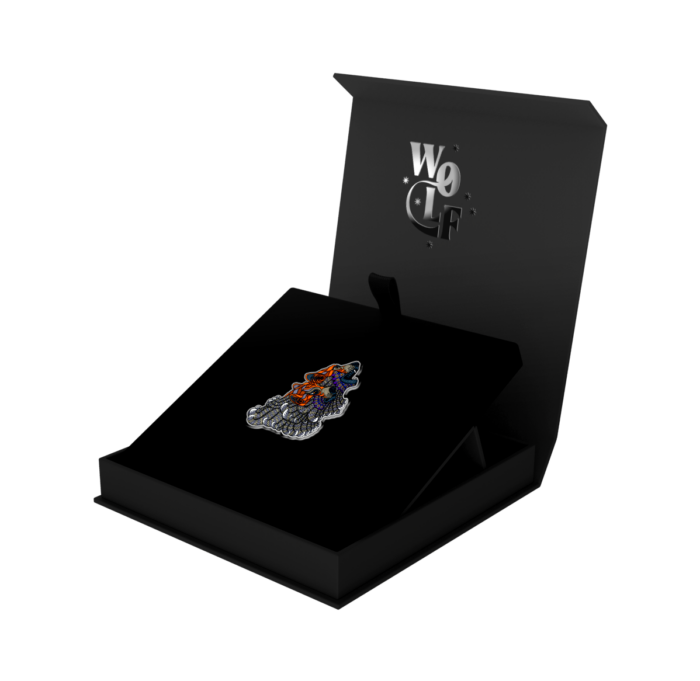 3 oz 2022 Shadow Hunters: Wolf Silver Coin | PAMP Suisse - Image 3