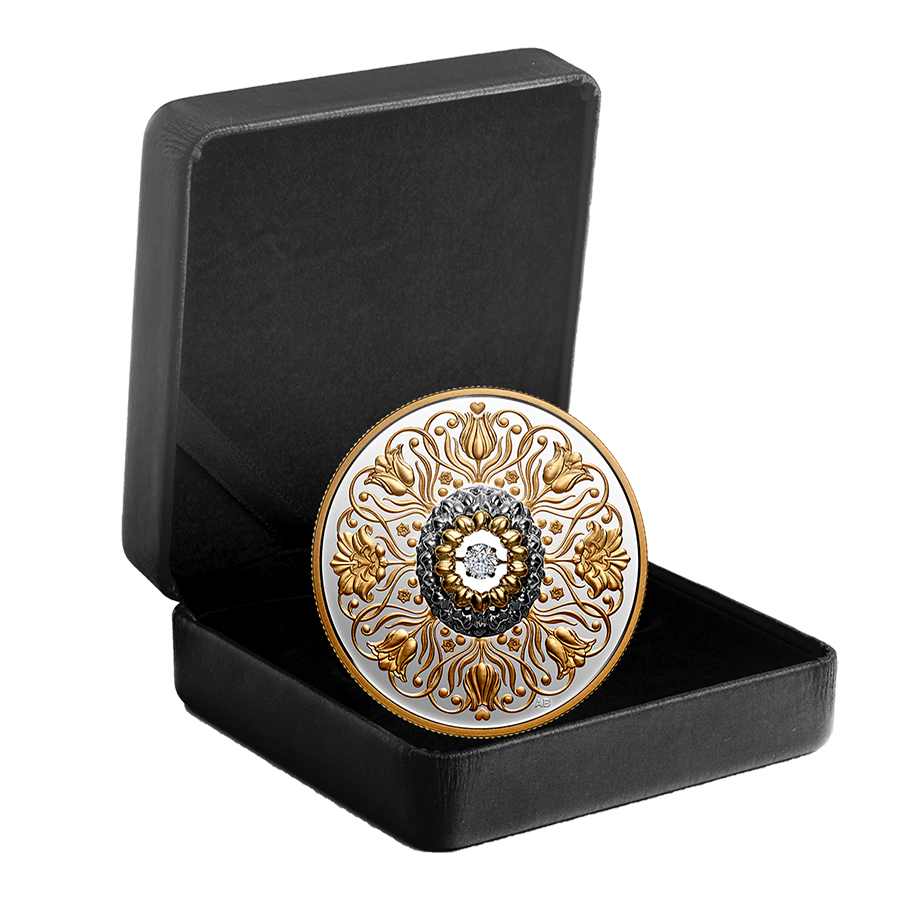 Pure Silver Coin – Dancing DiamondTM Sparkle of the Heart - Image 5