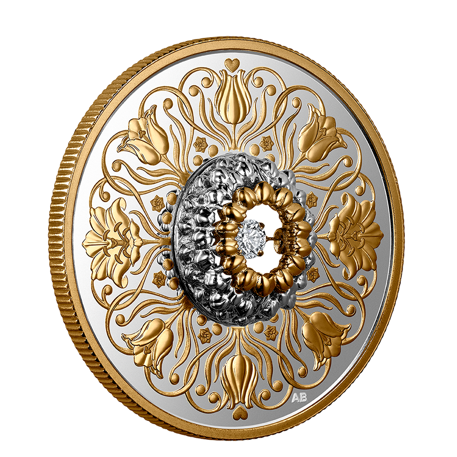Pure Silver Coin – Dancing DiamondTM Sparkle of the Heart - Image 3