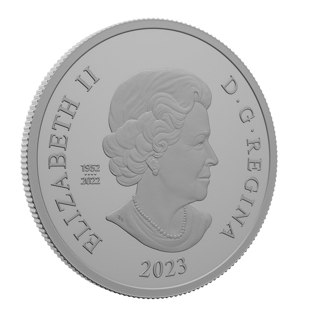 2023 $5 His Majesty King Charles III's Royal Cypher - Pure Silver