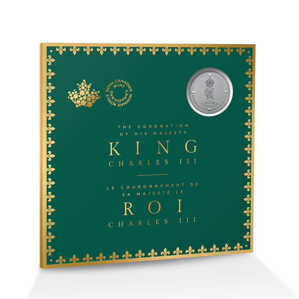 2023 $5 His Majesty King Charles III's Royal Cypher - Pure Silver