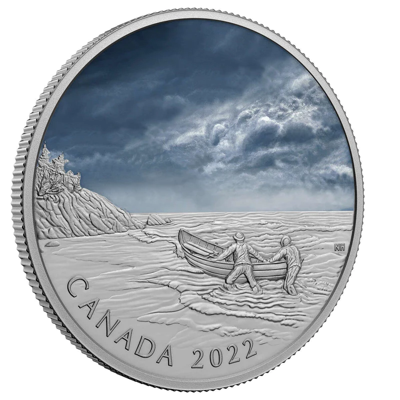 2022 $50 Canadian Ghost Ship - Pure Silver Coin - Bullion Mart