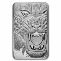 10 oz MMTC-PAMP Bengal Tiger Silver Bar (New) - Bullion Mart