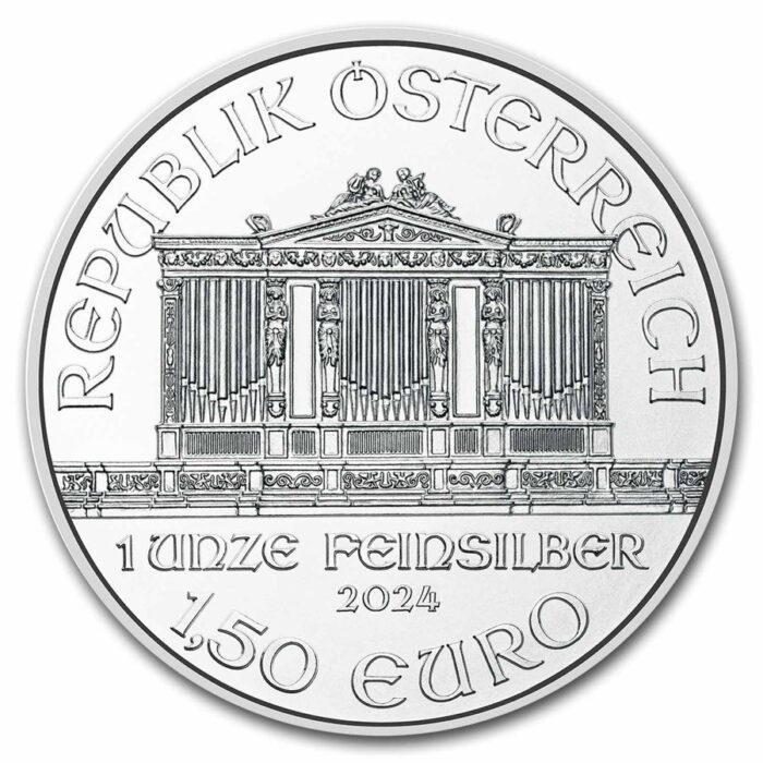 1 oz Austria Silver Philharmonic Coin 2024 - Image 2