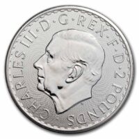 2024 1 oz Silver Britannia Coin BU (King Charles III)