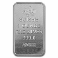 1 oz PAMP 45th Anniversary Lady Fortuna Silver Bar (In Assay