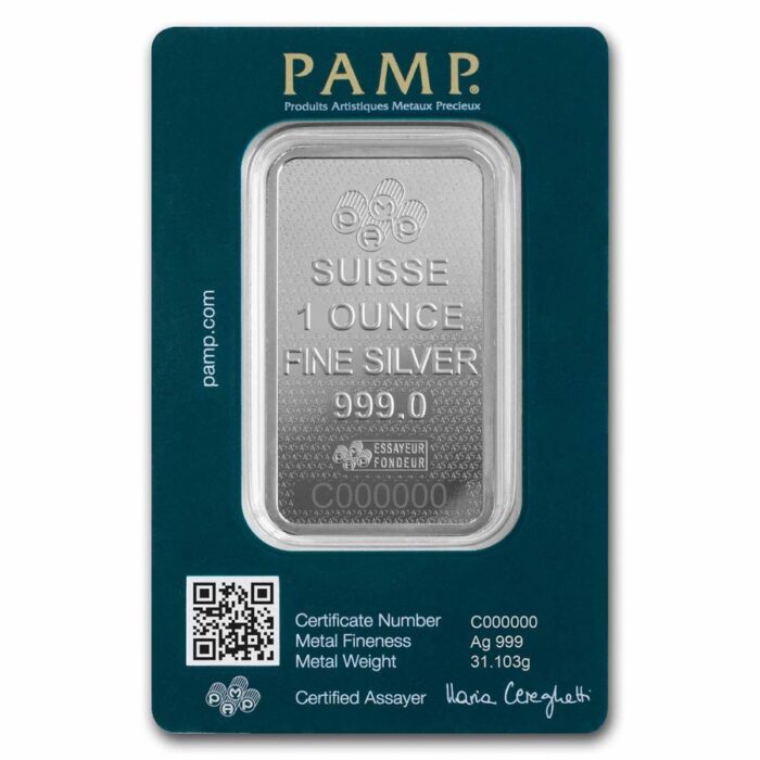 1 oz PAMP 45th Anniversary Lady Fortuna Silver Bar (In Assay) - Image 2
