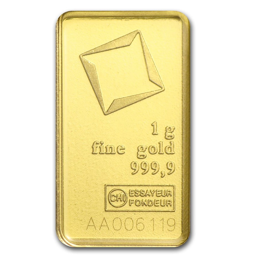 1 gram Gold Bar - Valcambi (In Assay) - Bullion Mart