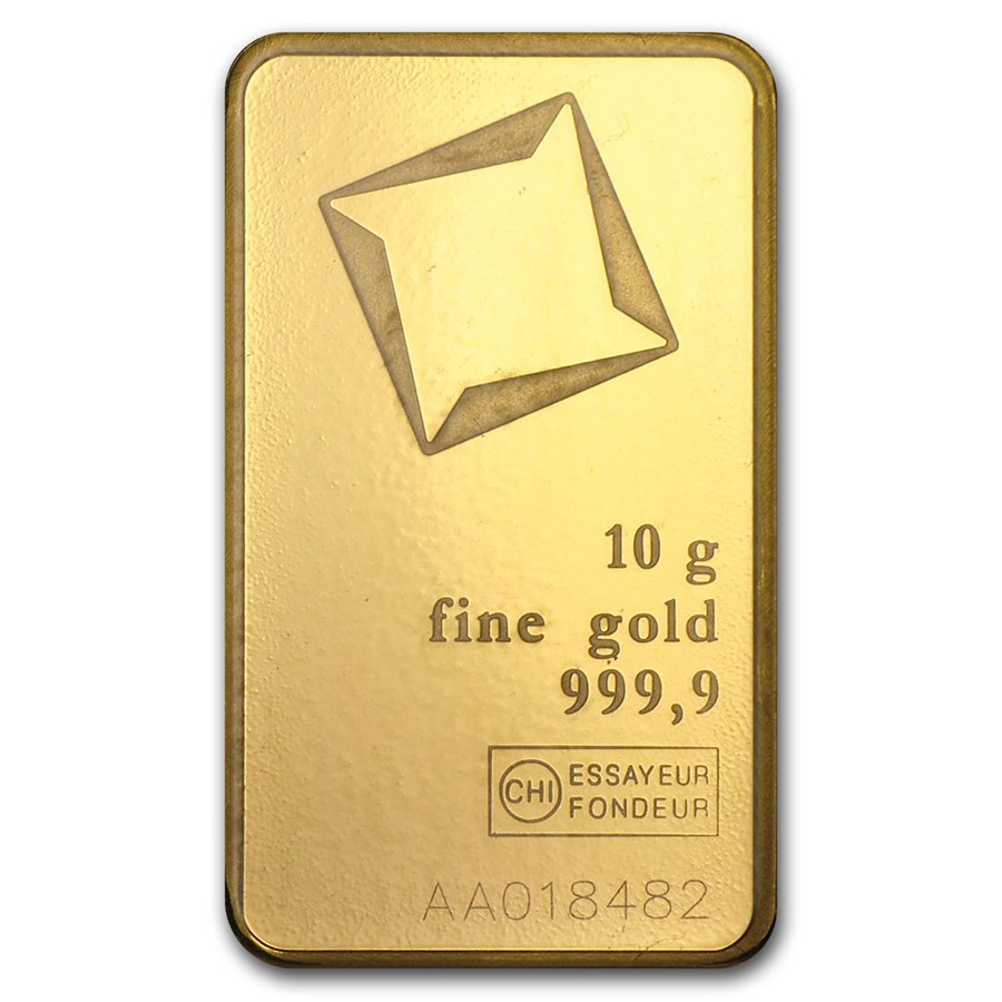 10 gram Gold Bar - Valcambi (In Assay) - Bullion Mart